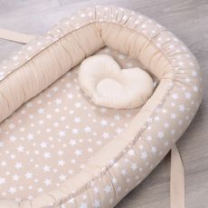Кокон (позиціонер) Baby Veres Smiling Animals beige
